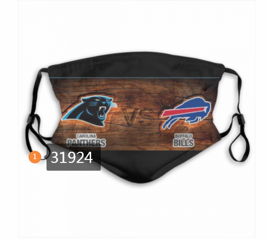 NFL Buffalo Bills 272020 Dust mask with filter->nfl dust mask->Sports Accessory